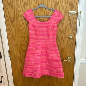 Lilly Pulitzer Tweed Dress, hot pink
